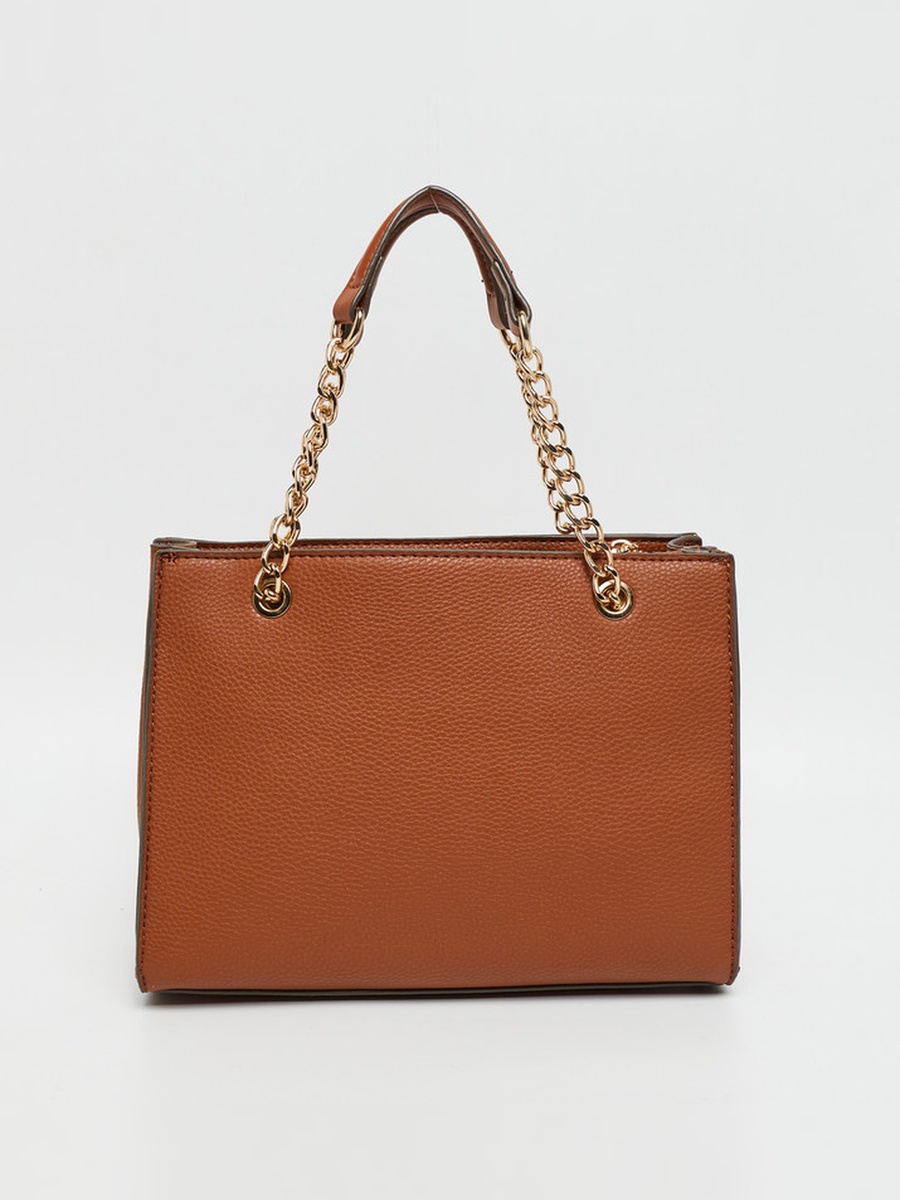 Logo Detail Satchel Bag