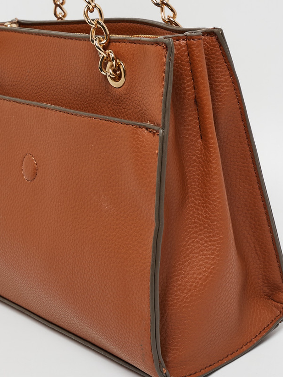 Logo Detail Satchel Bag