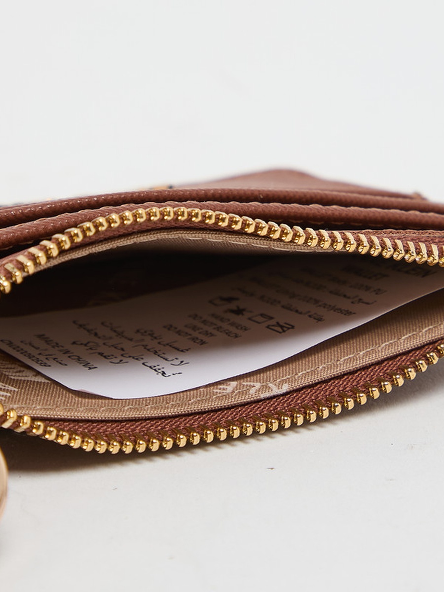 Logo Detail Wristlet