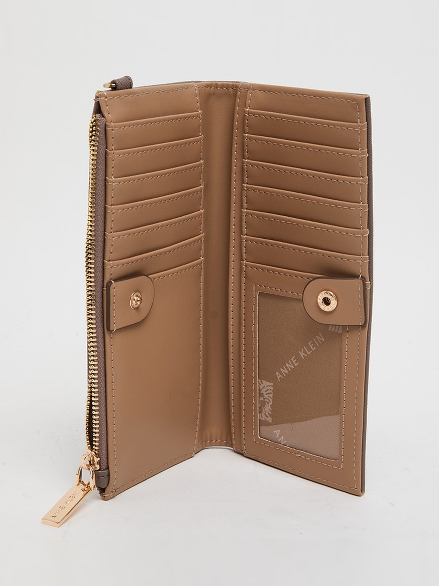 Logo Detail Wristlet