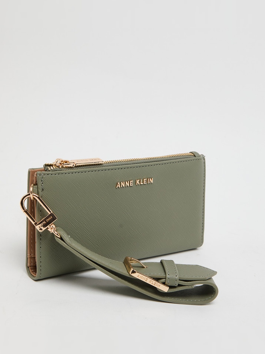 Logo Detail Wristlet