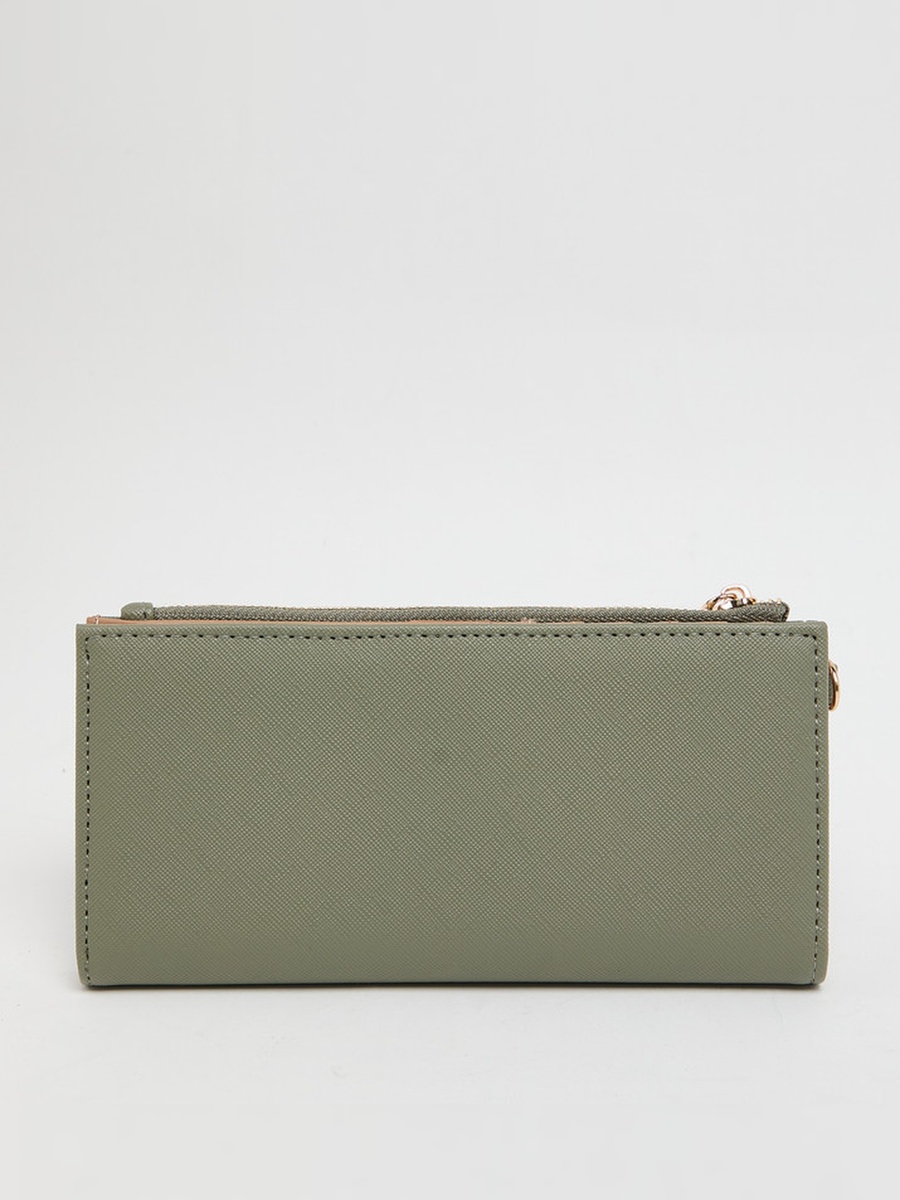 Logo Detail Wristlet