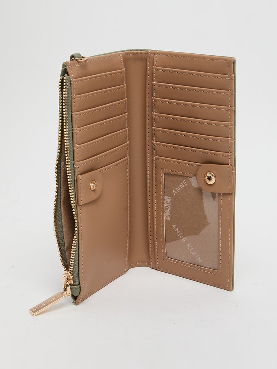 Logo Detail Wristlet