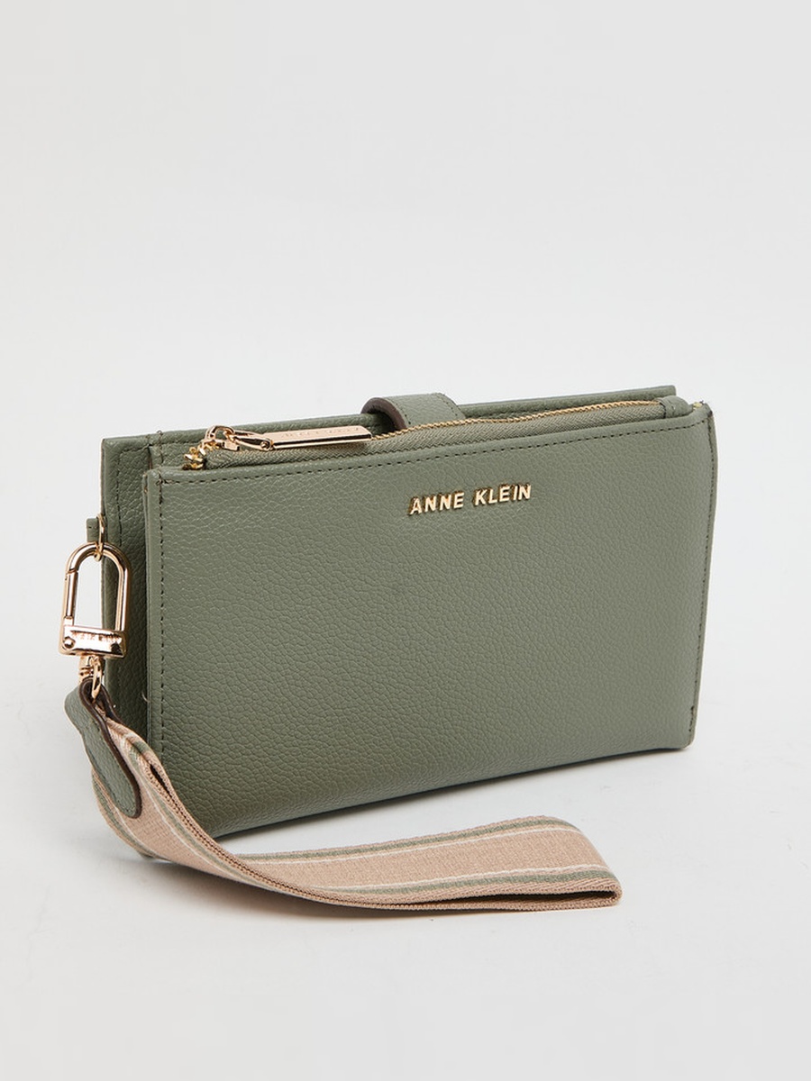 Logo Detail Wristlet