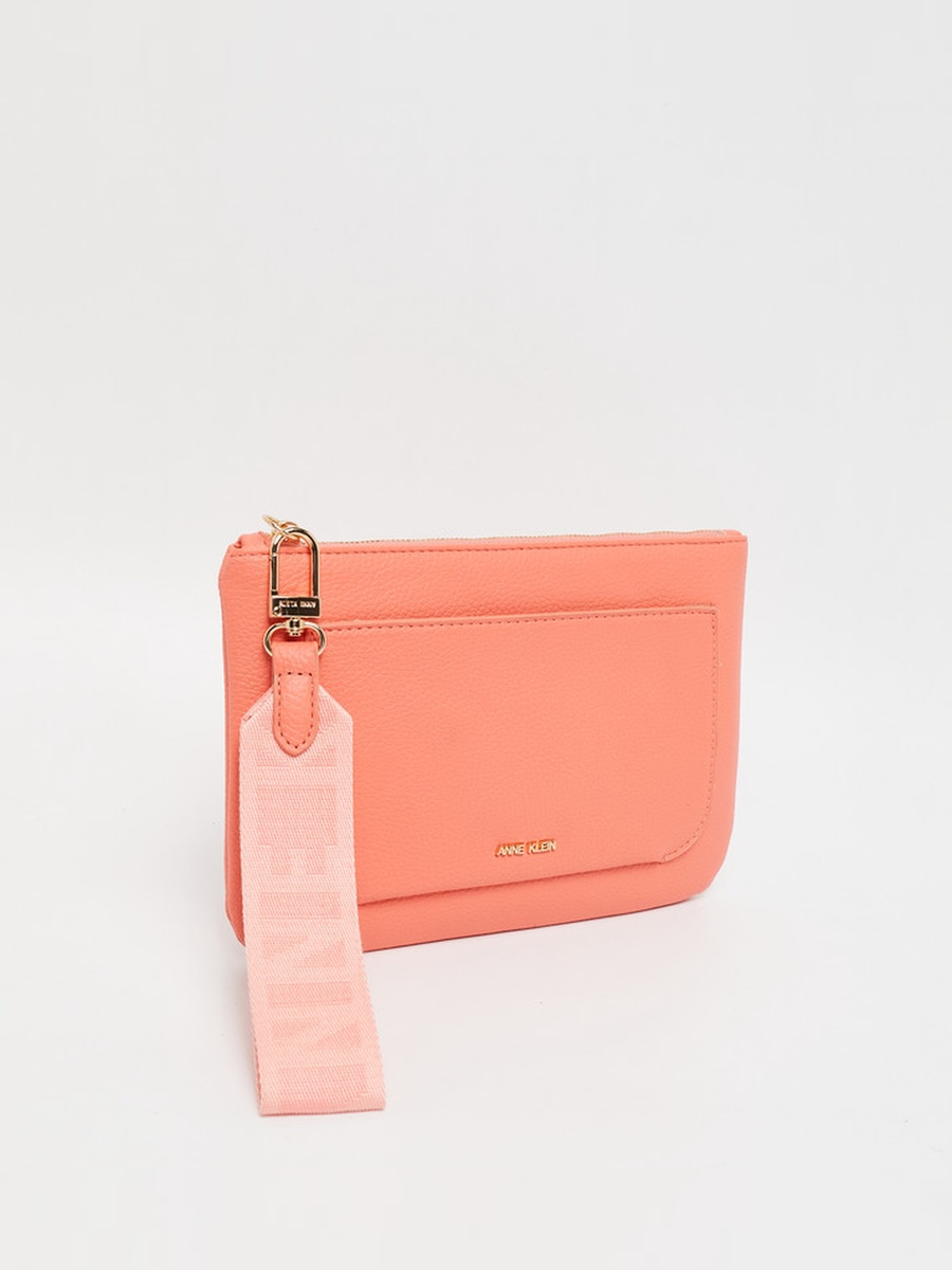 Logo Detail Wristlet