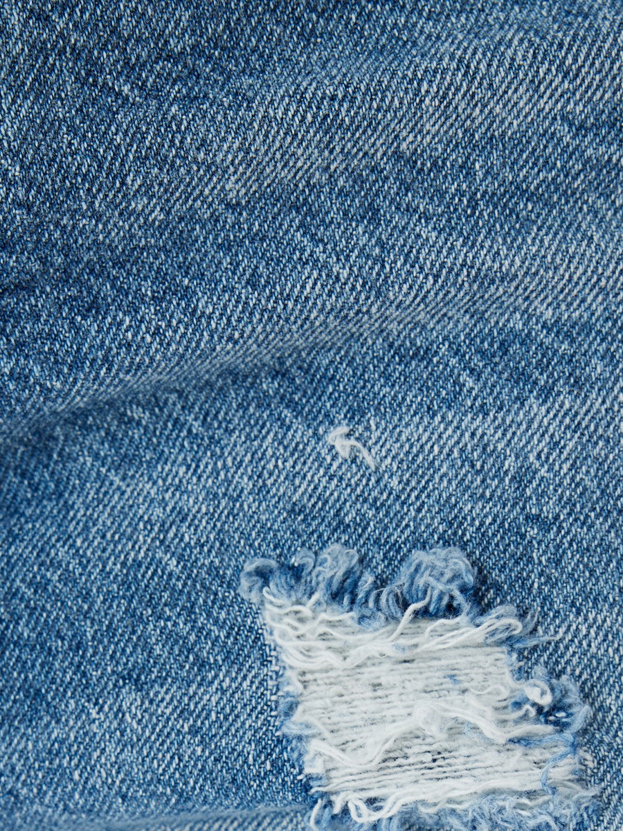 Slim Fit Denim Shorts