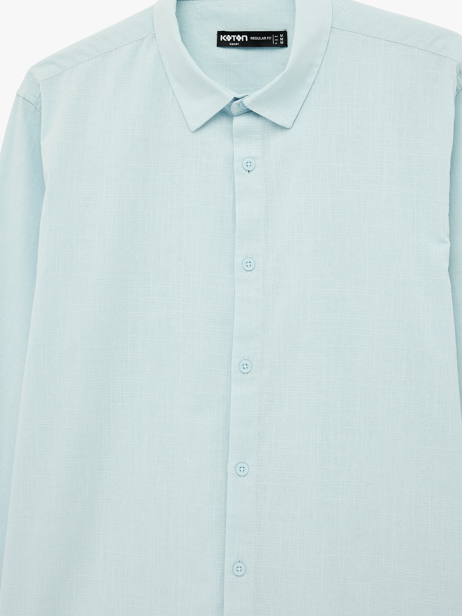 Men Solid Long Sleeve Shirt