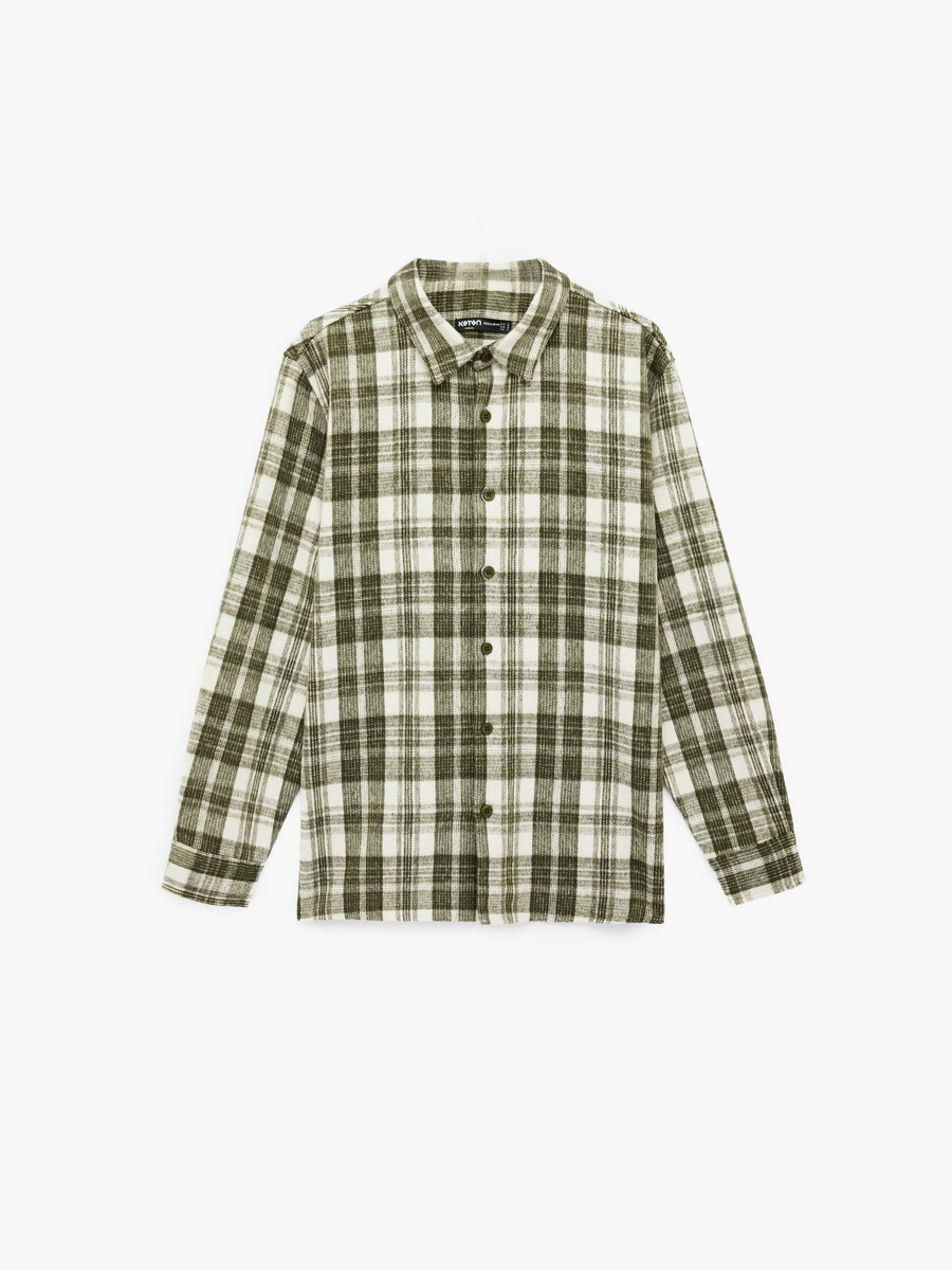 Men Checked Long Sleeve Shirt