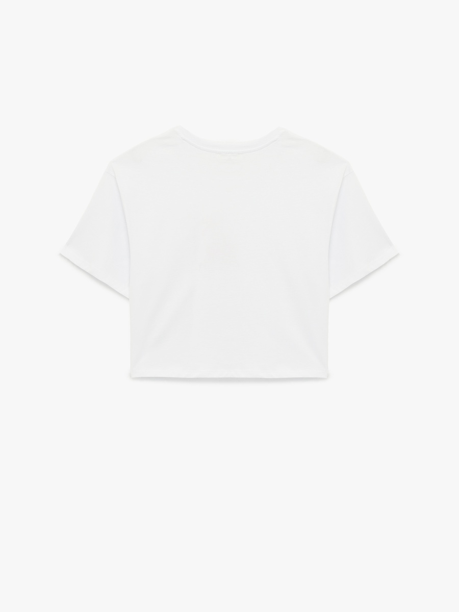 Graphic Print Crop T-Shirt