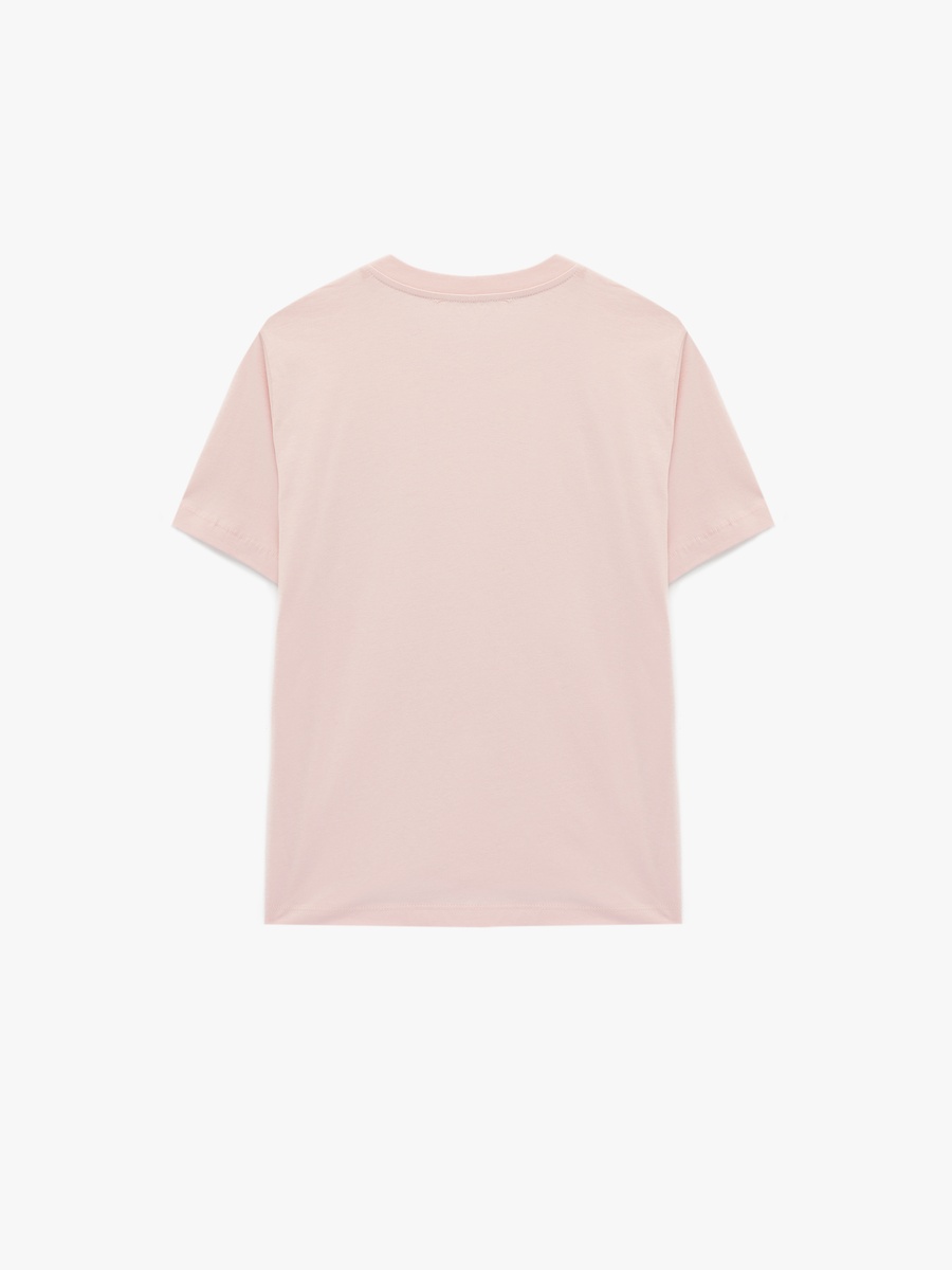 Dog Printed Detail T-Shirt