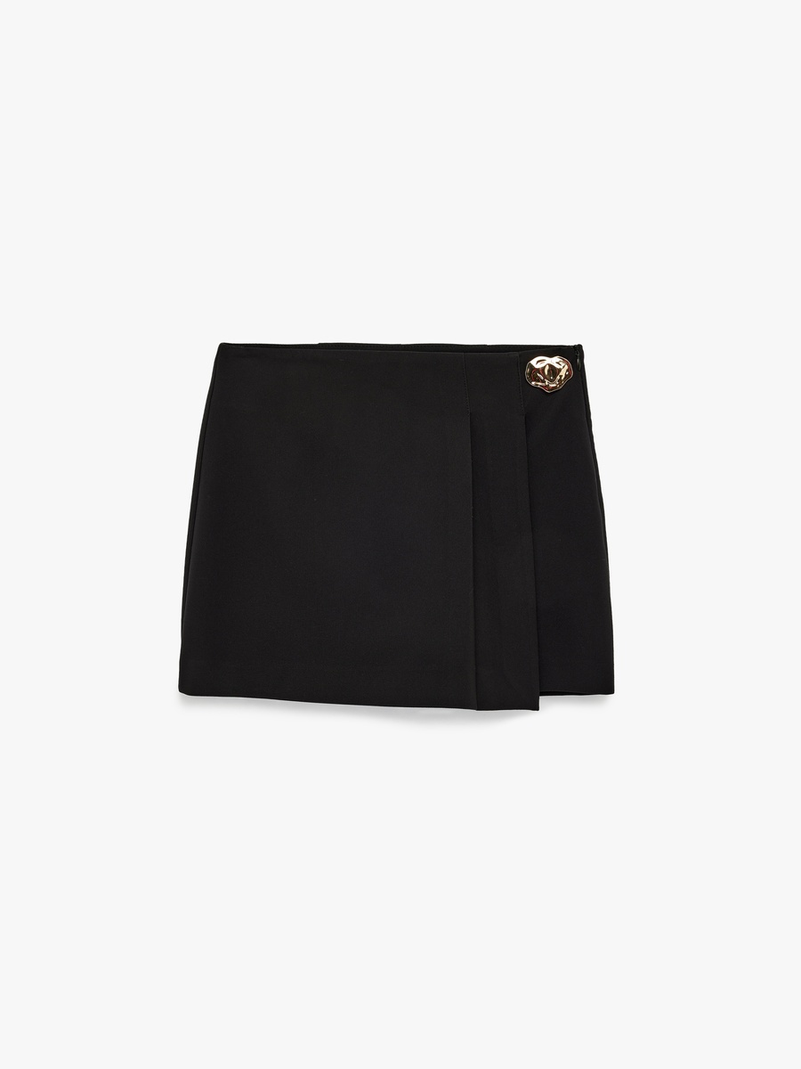 Metal Accent Mini Skort