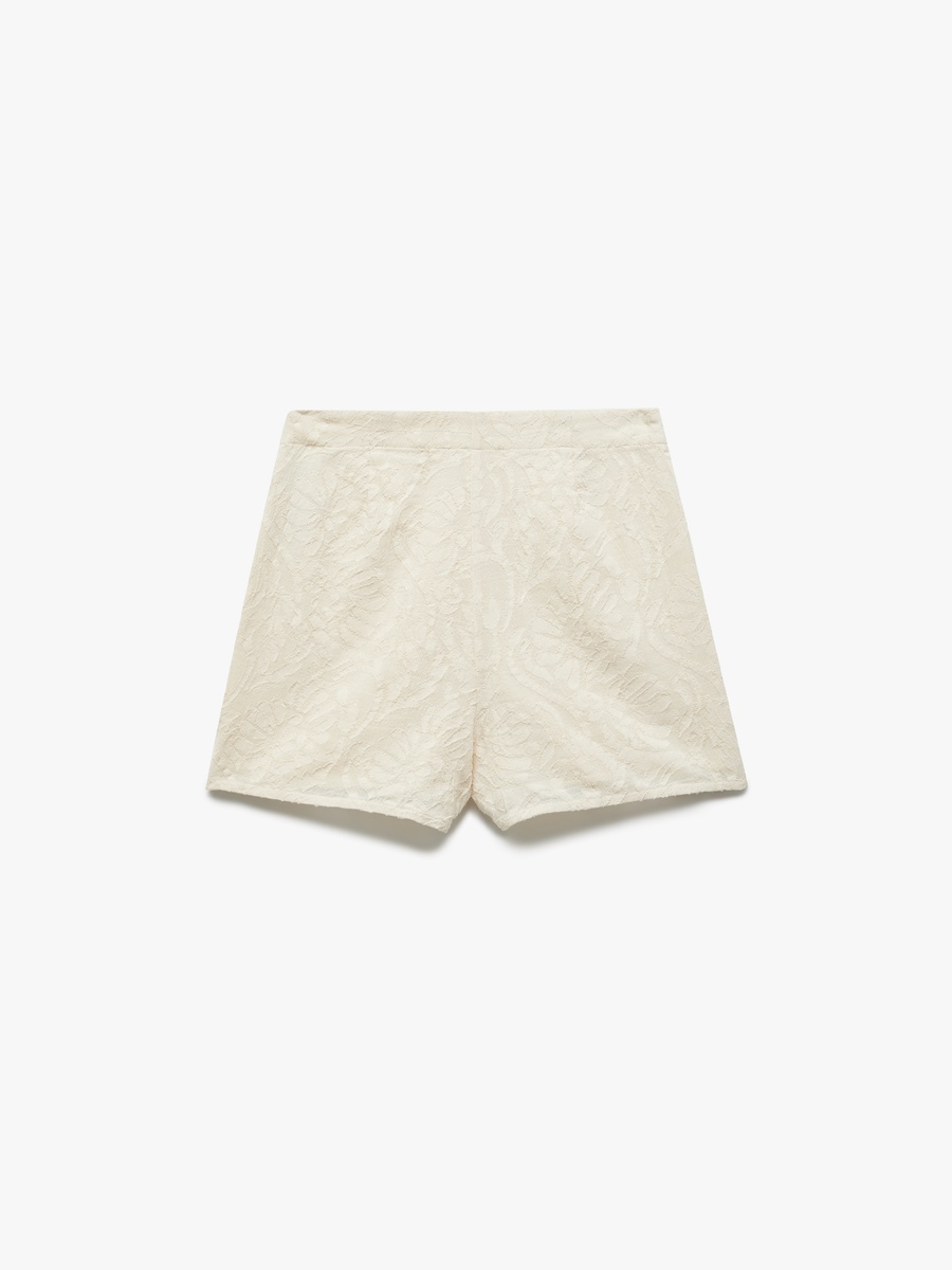 Embroidered Mini Shorts