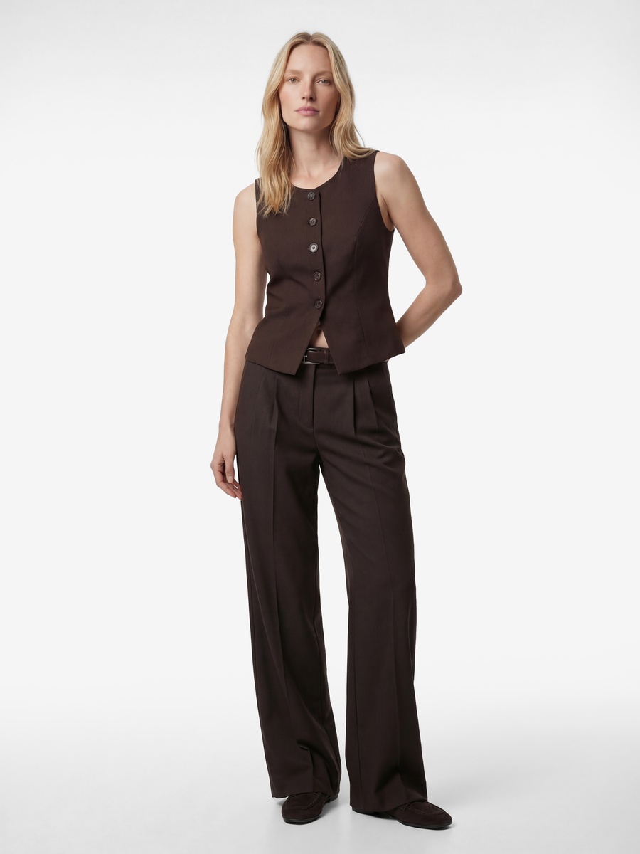 Plain Round Neck Vest