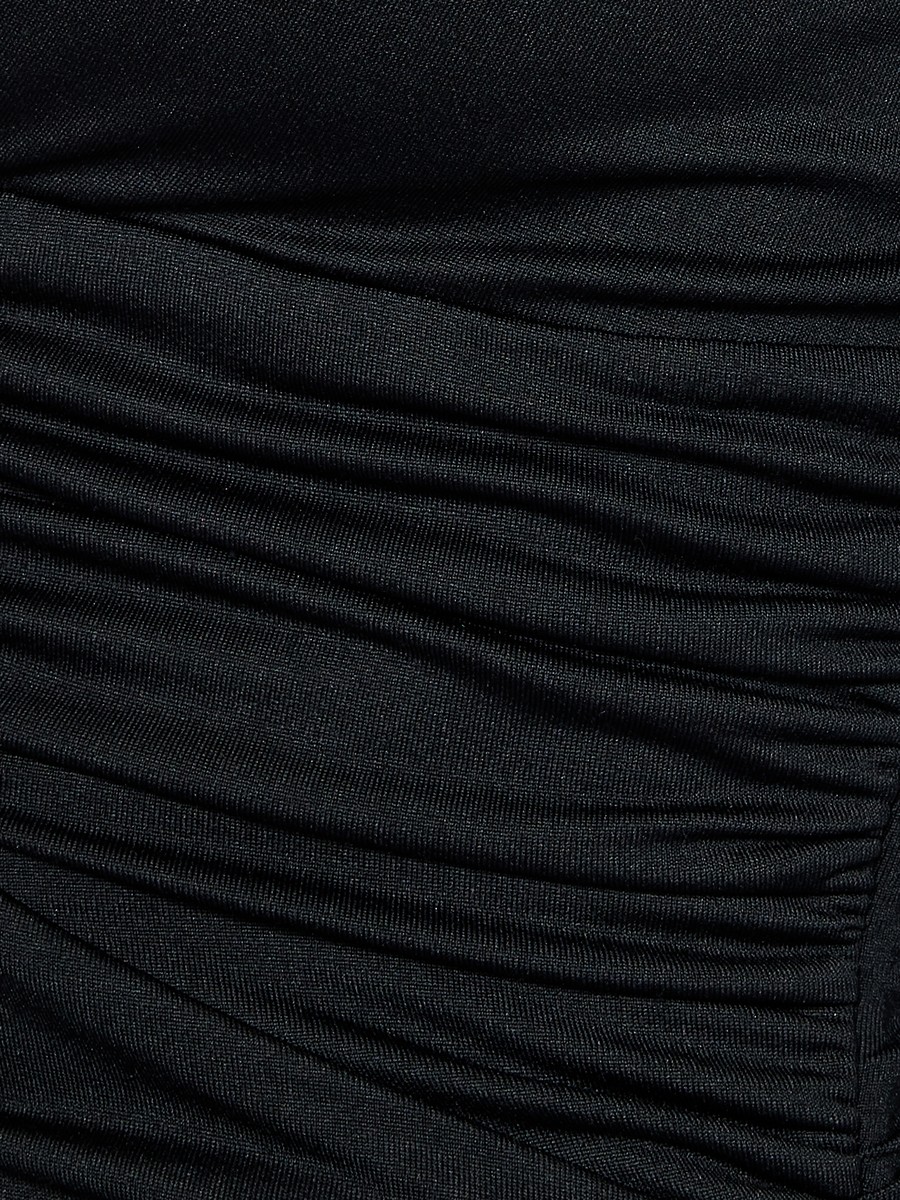 Plunge V Neck Maxi Bodycon Dress