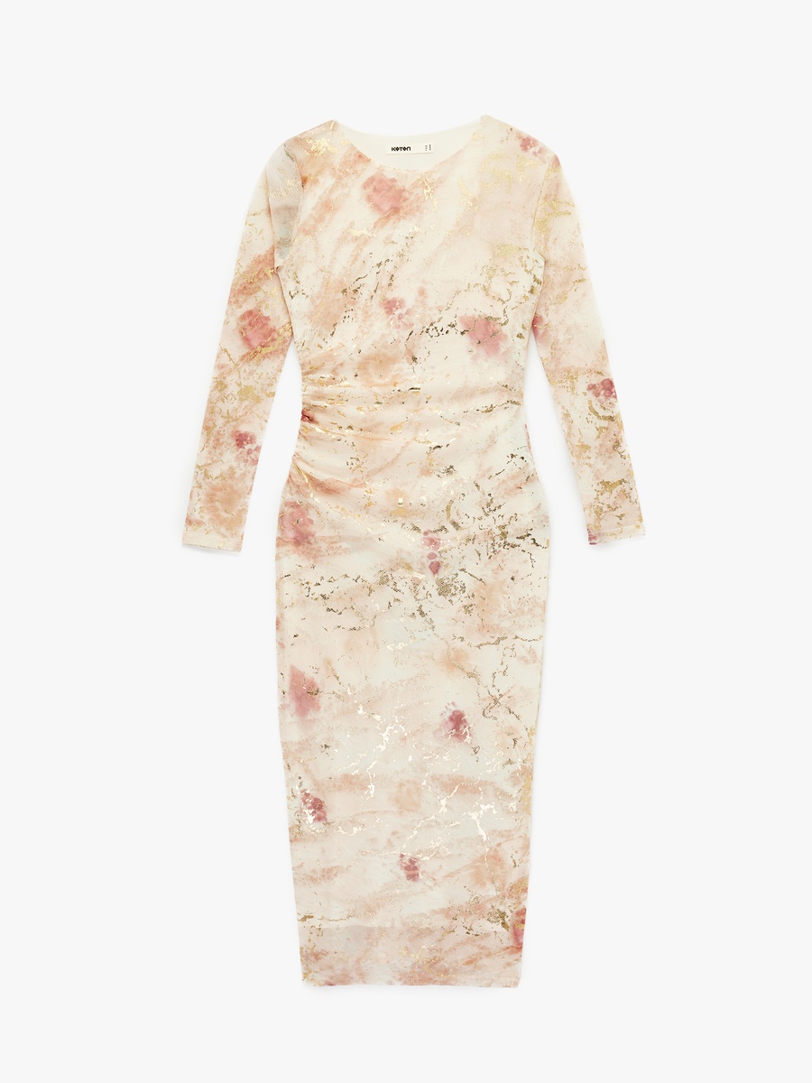 Patterned Bodycon Dress
