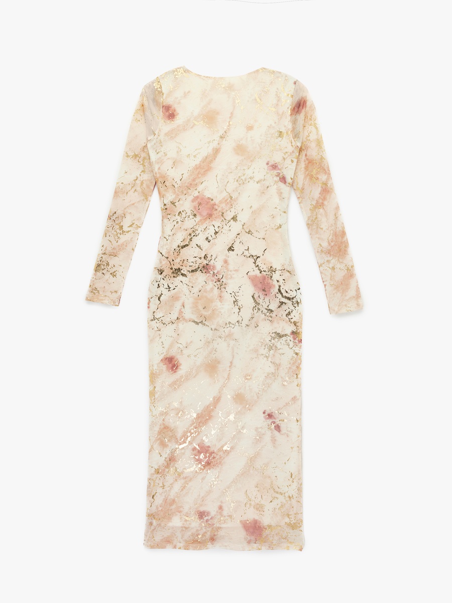 Patterned Bodycon Dress