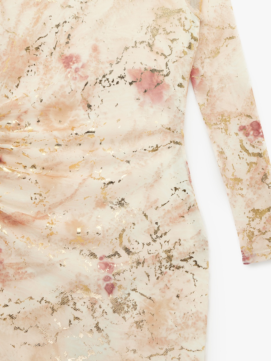 Patterned Bodycon Dress