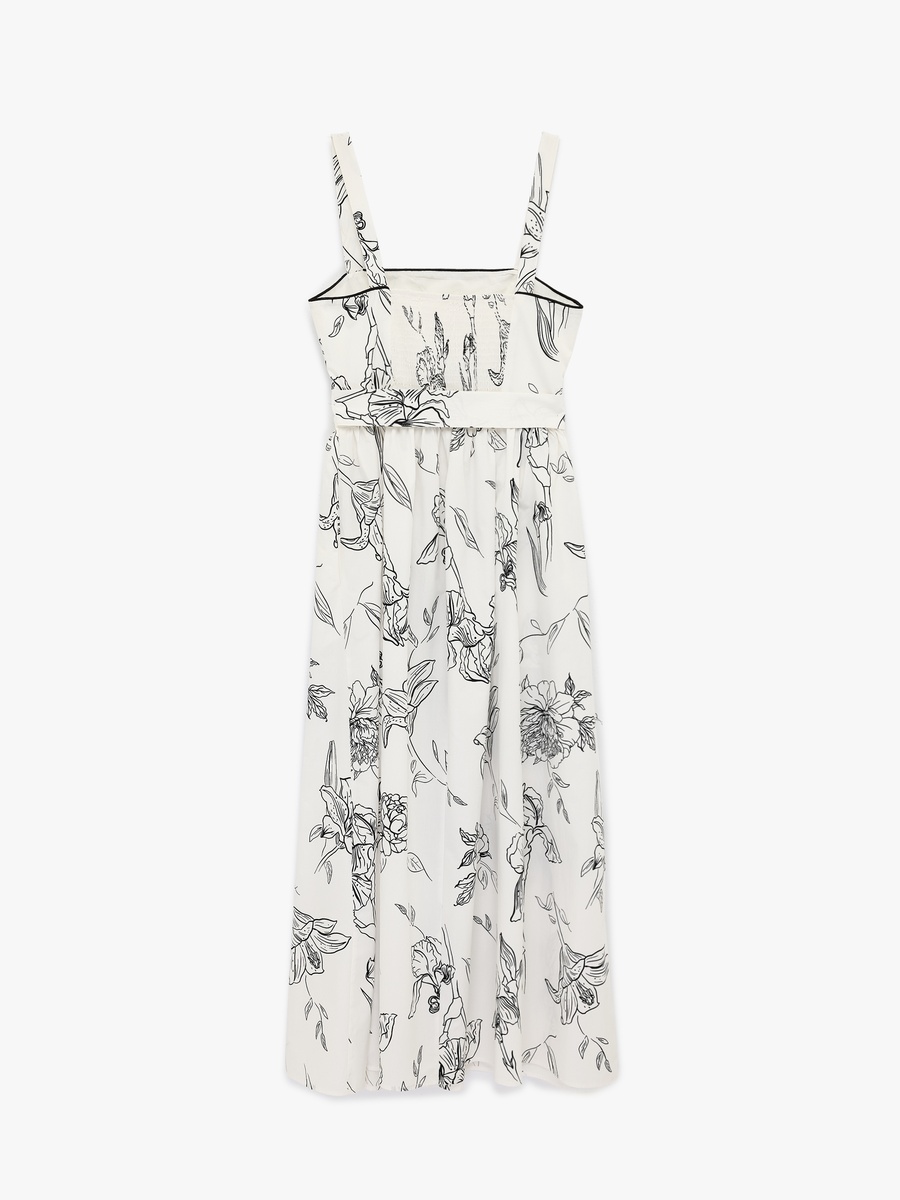 Poplin Floral Dress