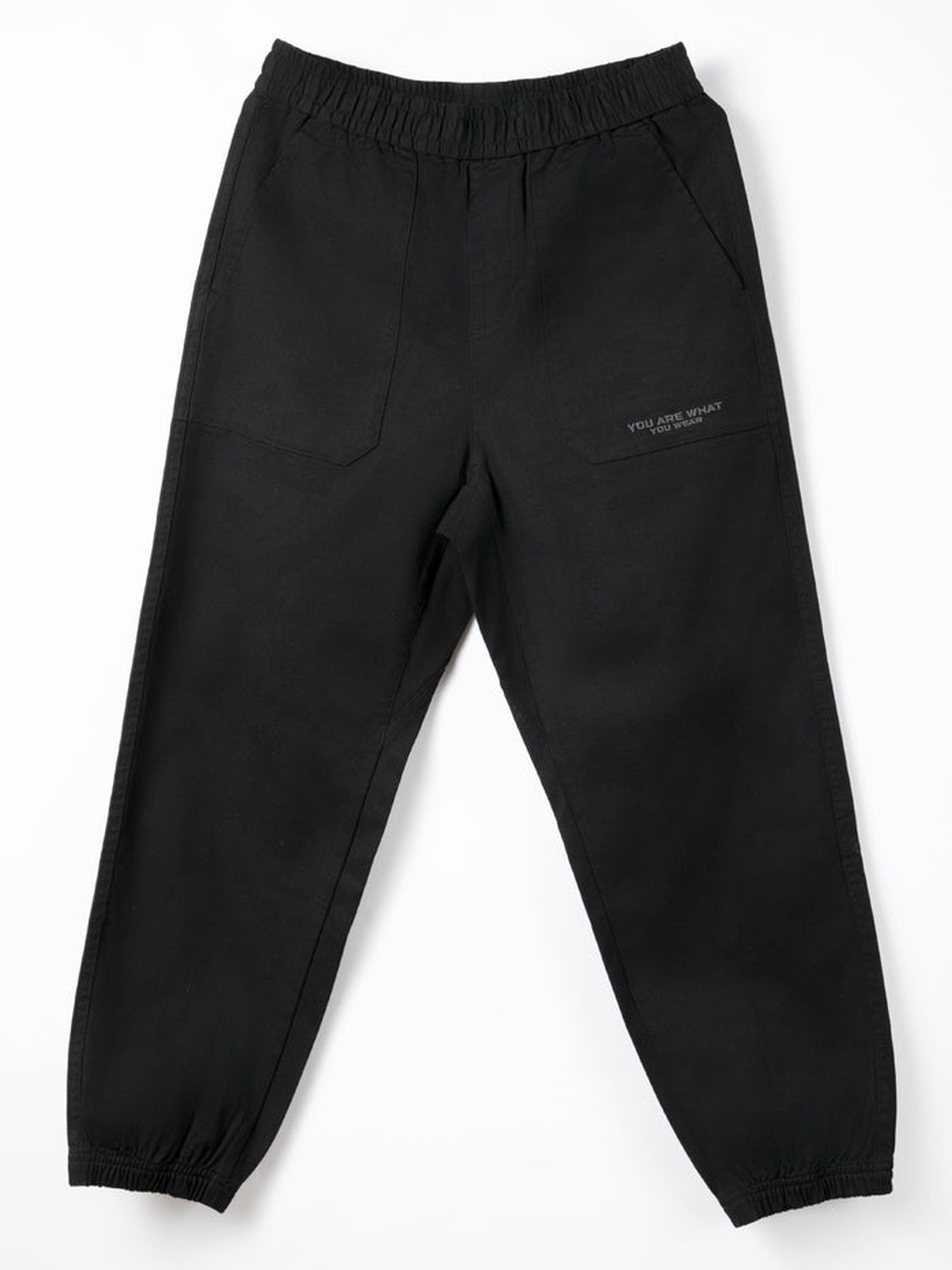 Men Embroidered Detail Joggers