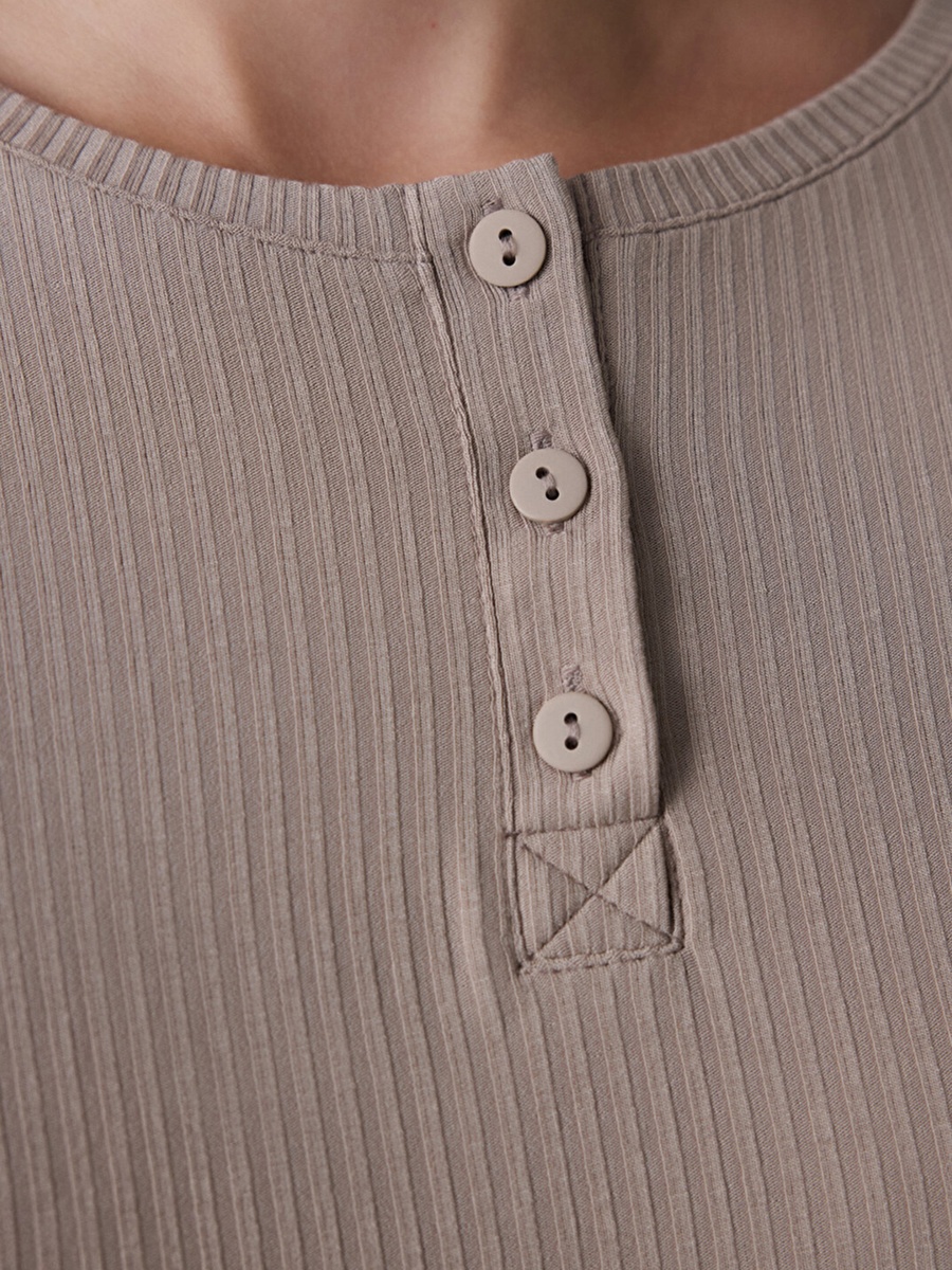 Solid Long Sleeve Top and Pyjama Set