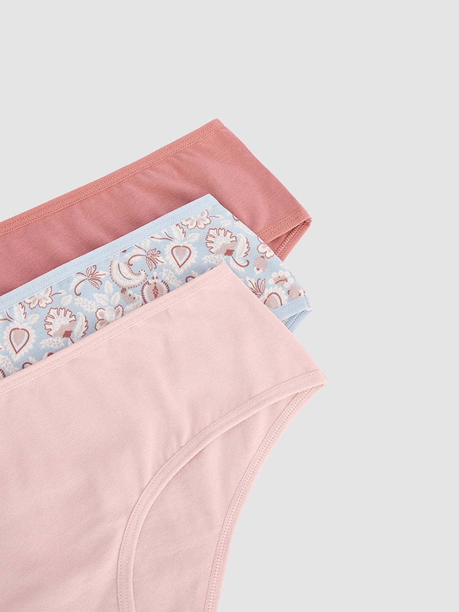 Pack of 3 - Shawl Patterned Low Waist Bikini