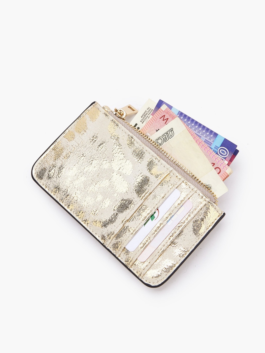 Metallic Print Card Holder