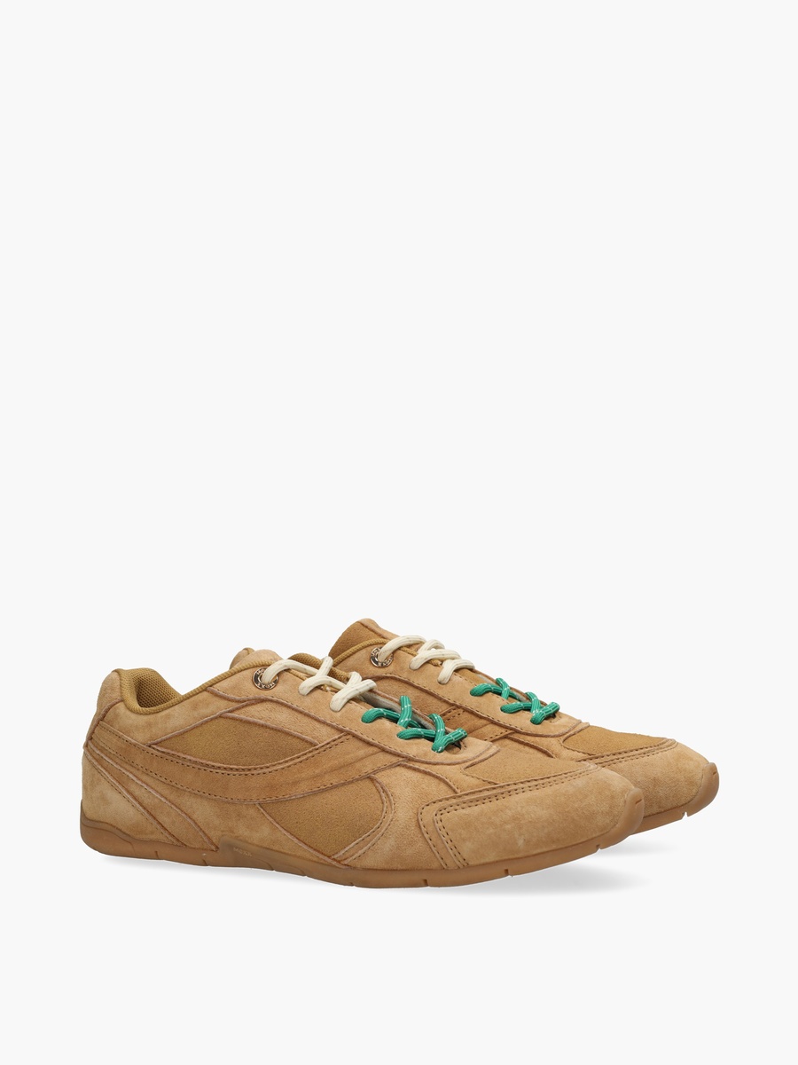 Women Tyce Spicy Lace-Up Leather Sneakers