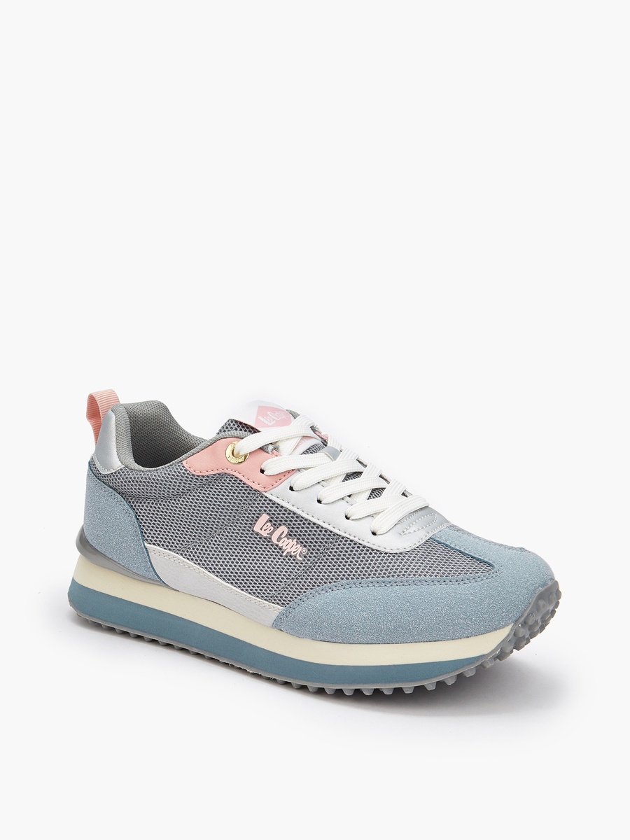 Women Lace-Up Ankle Sneakers