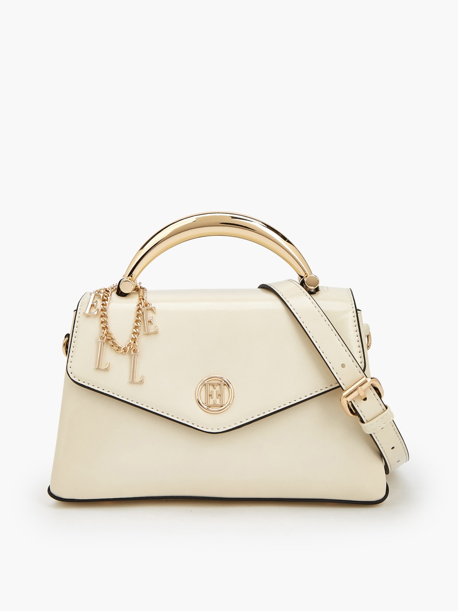 Charm Detail Satchel Bag with Handle