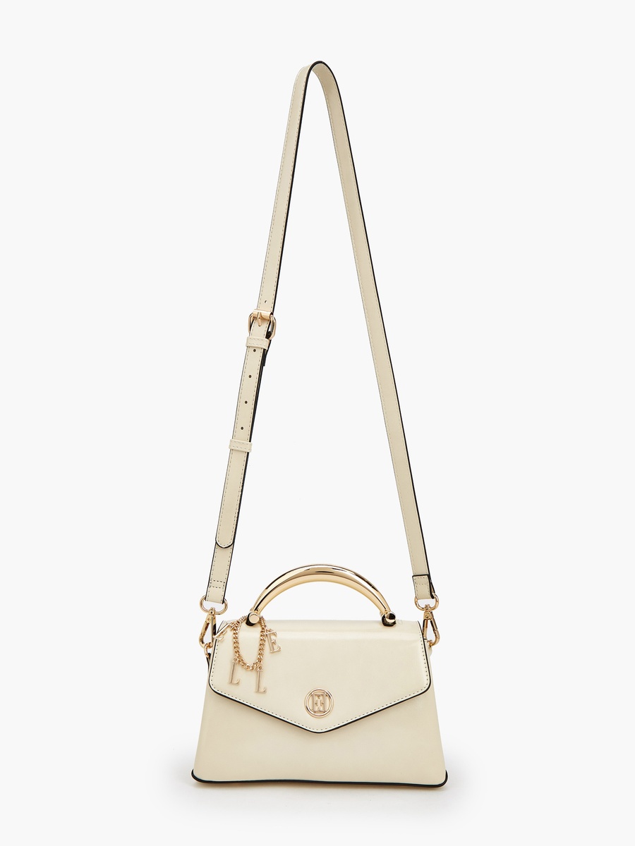 Charm Detail Satchel Bag with Handle