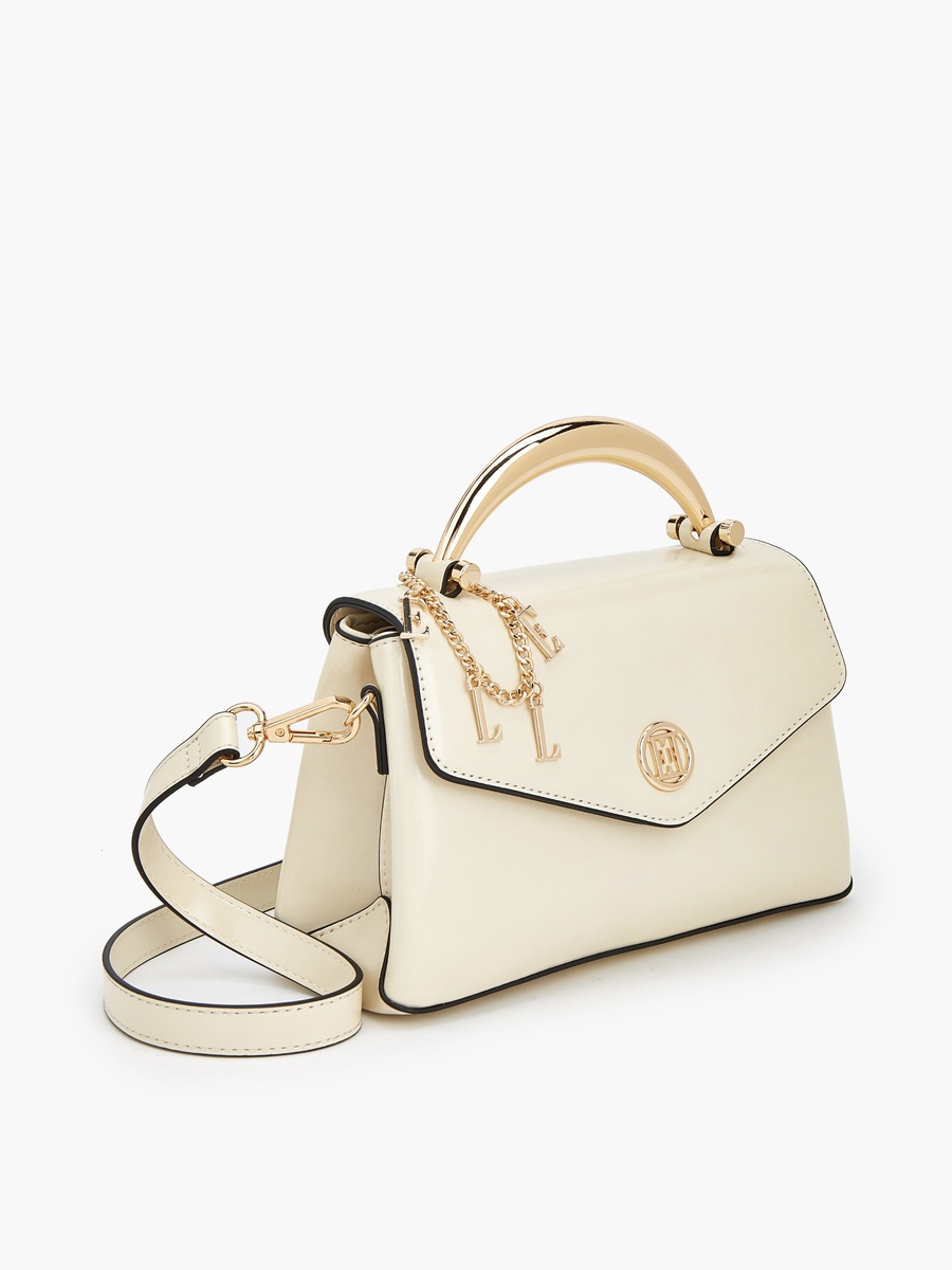 Charm Detail Satchel Bag with Handle