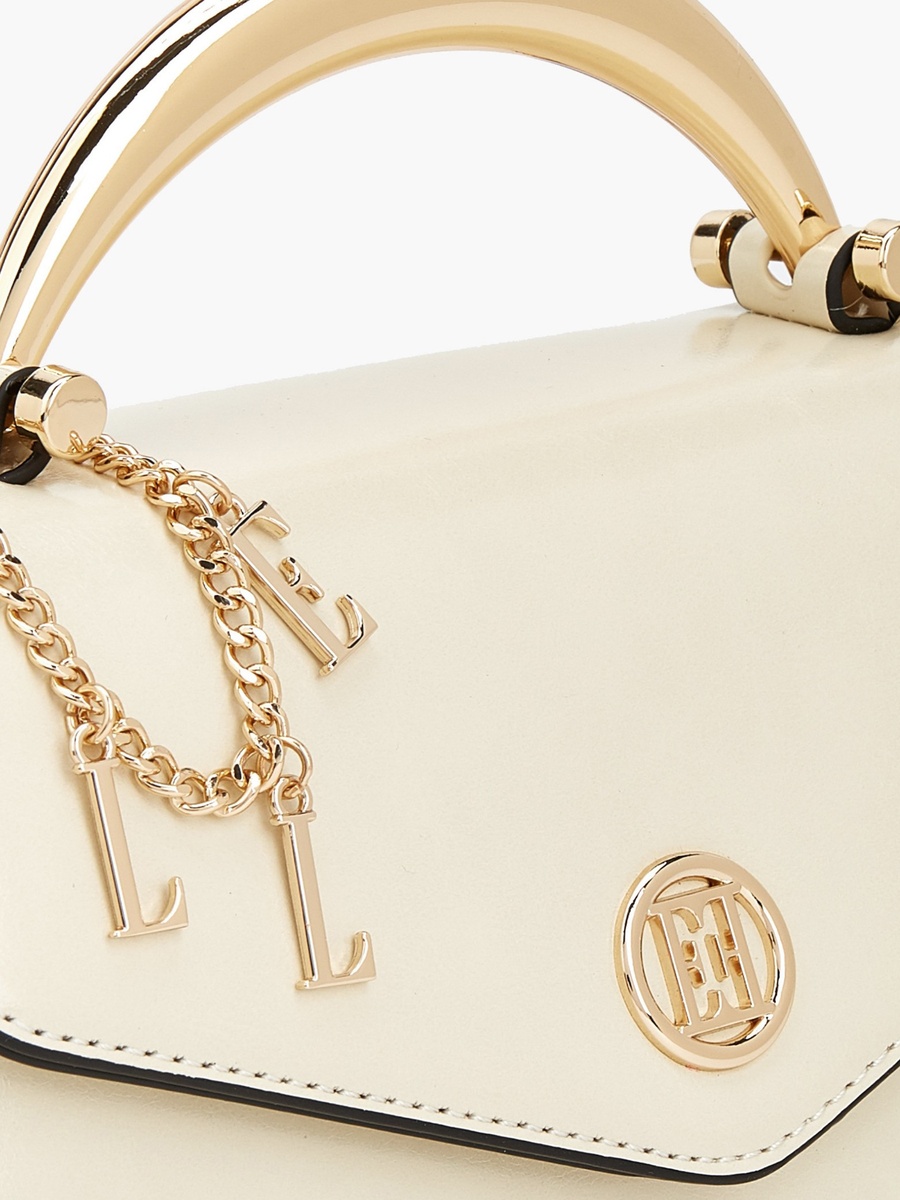 Charm Detail Satchel Bag with Handle