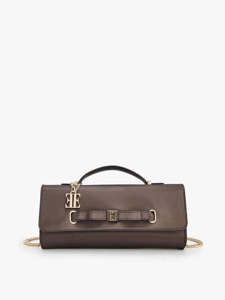 Bow Detail Crossbody Bag with Chain Strap
