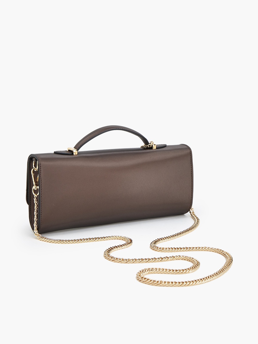 Bow Detail Crossbody Bag with Chain Strap