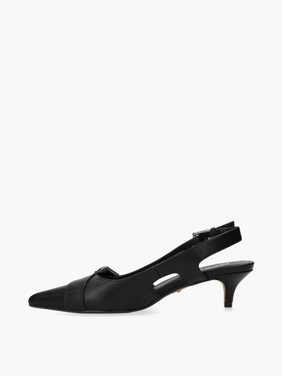 Women Tyra Suki Buckle Accent Kitten Heel Shoes