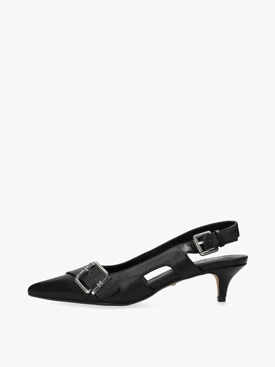 Women Tyra Suki Buckle Accent Kitten Heel Shoes