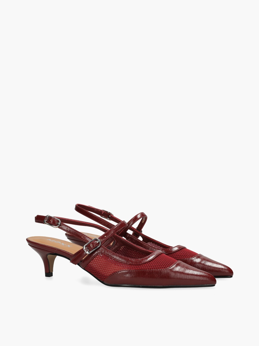 Women Tory Suki Mesh Panel Kitten Heel Shoes