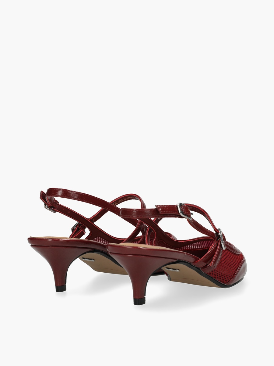 Women Tory Suki Mesh Panel Kitten Heel Shoes