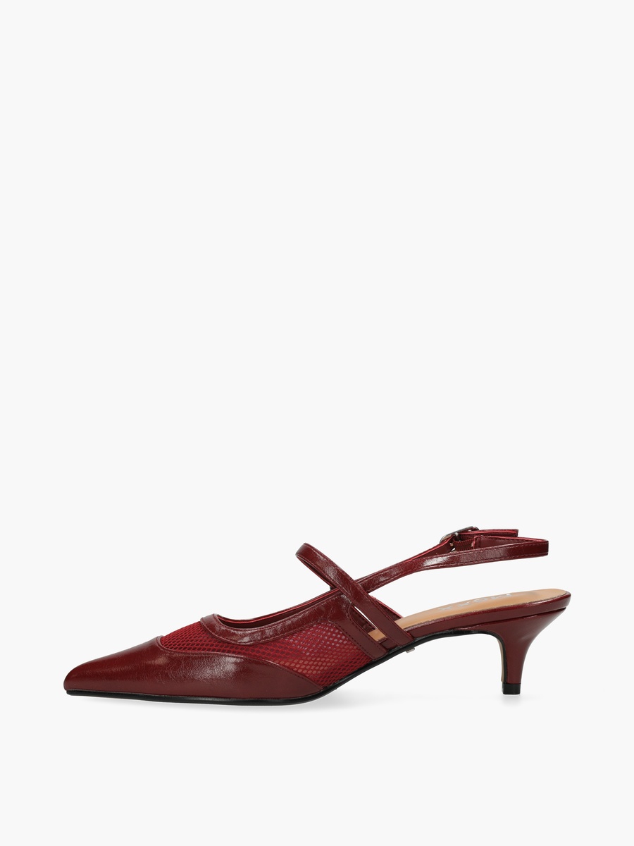 Women Tory Suki Mesh Panel Kitten Heel Shoes