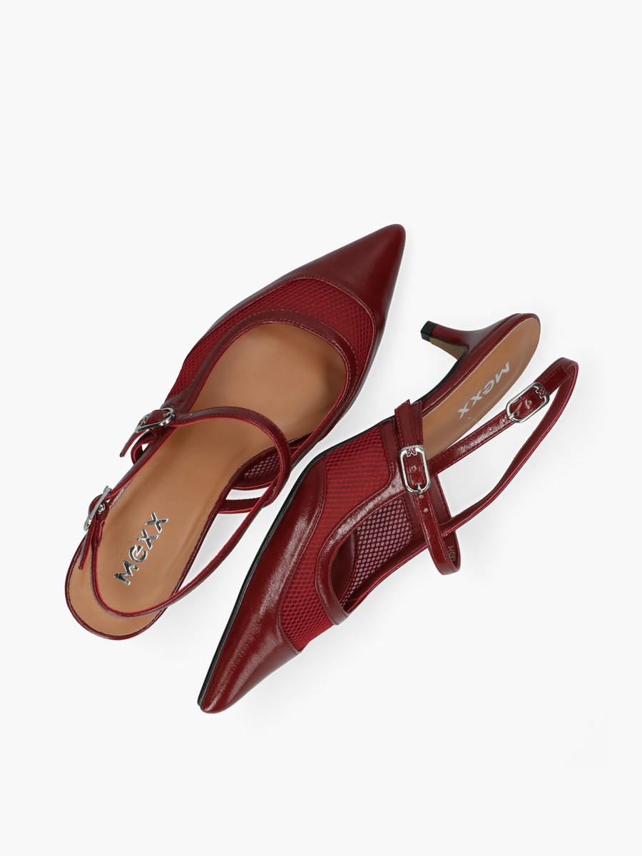 Women Tory Suki Mesh Panel Kitten Heel Shoes