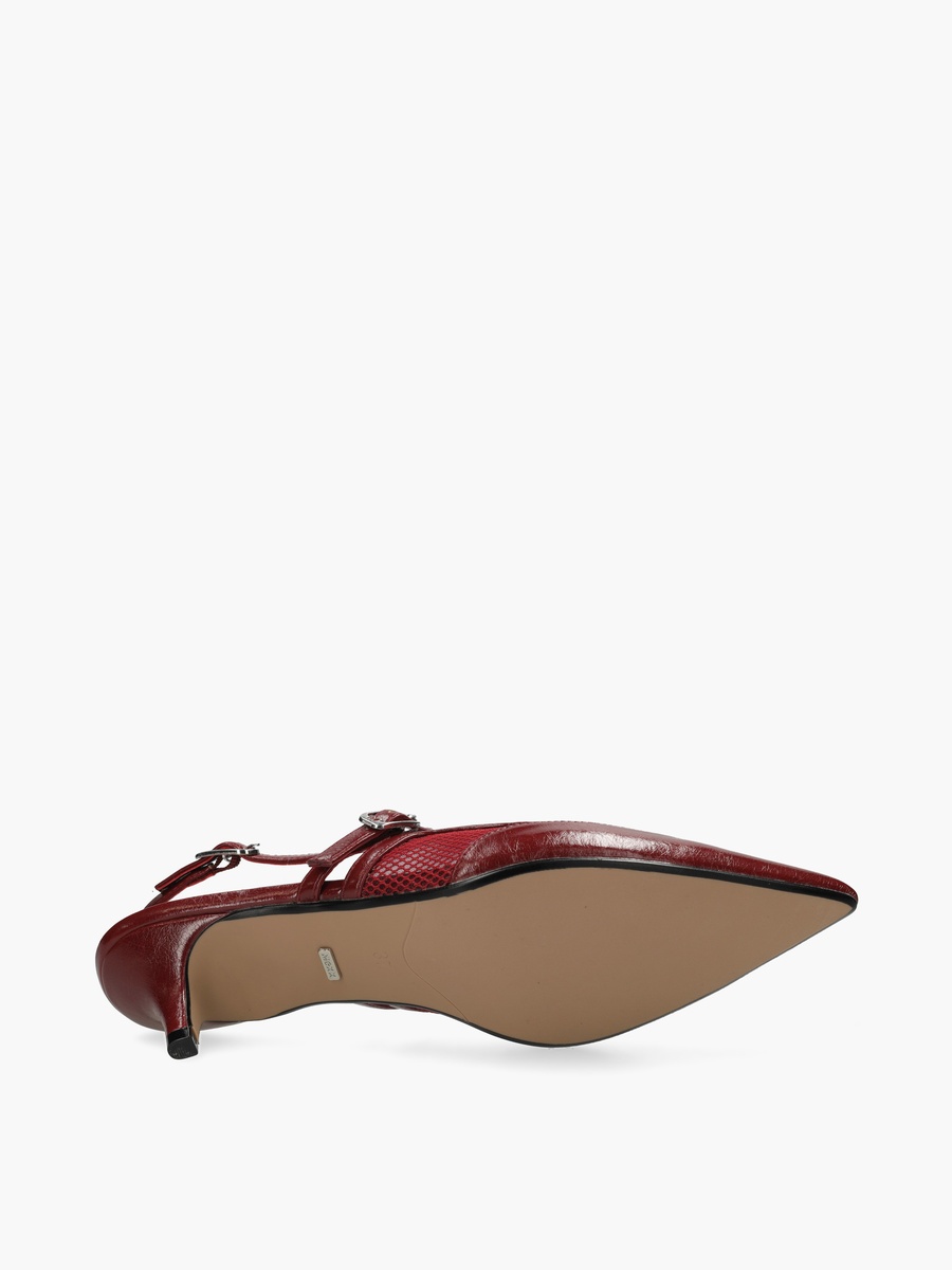 Women Tory Suki Mesh Panel Kitten Heel Shoes