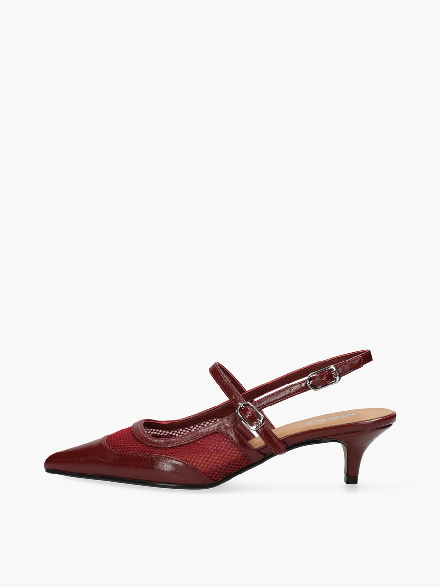 Women Tory Suki Mesh Panel Kitten Heel Shoes