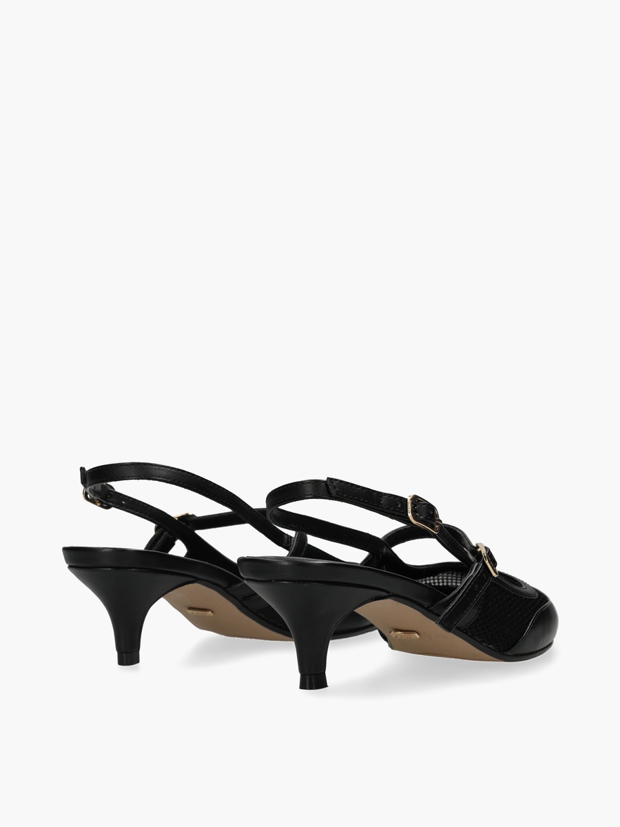 Women Tory Suki Mesh Panel Kitten Heel Shoes