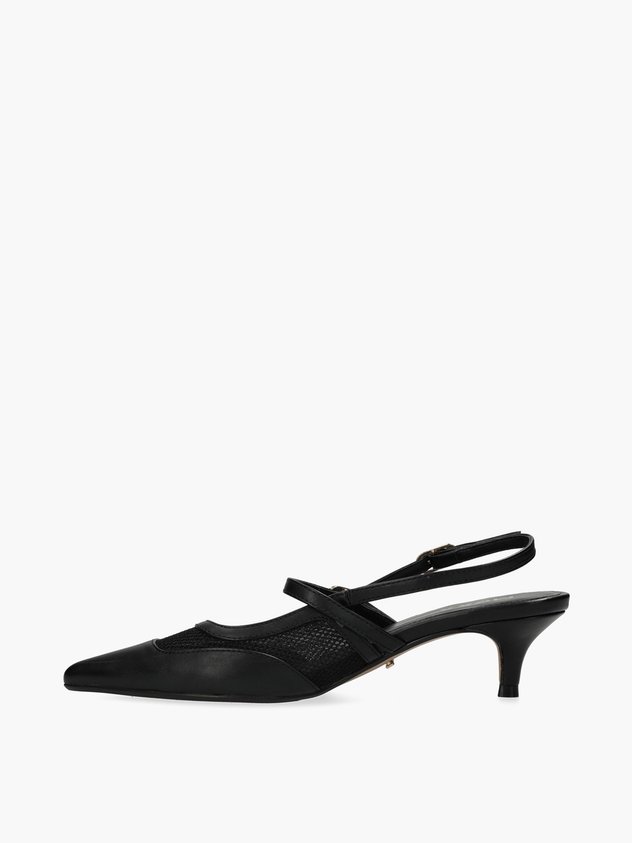 Women Tory Suki Mesh Panel Kitten Heel Shoes
