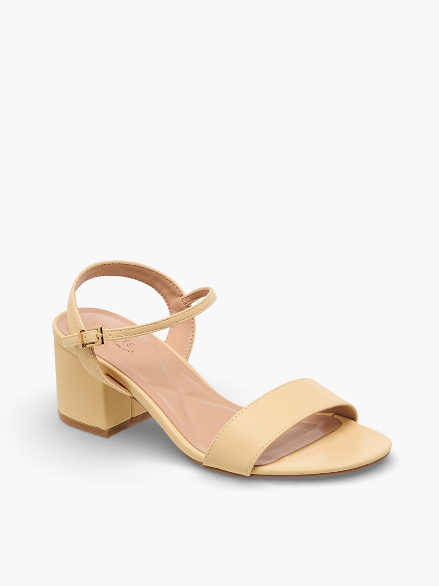 Women Block Heel Ankle Strap Sandals