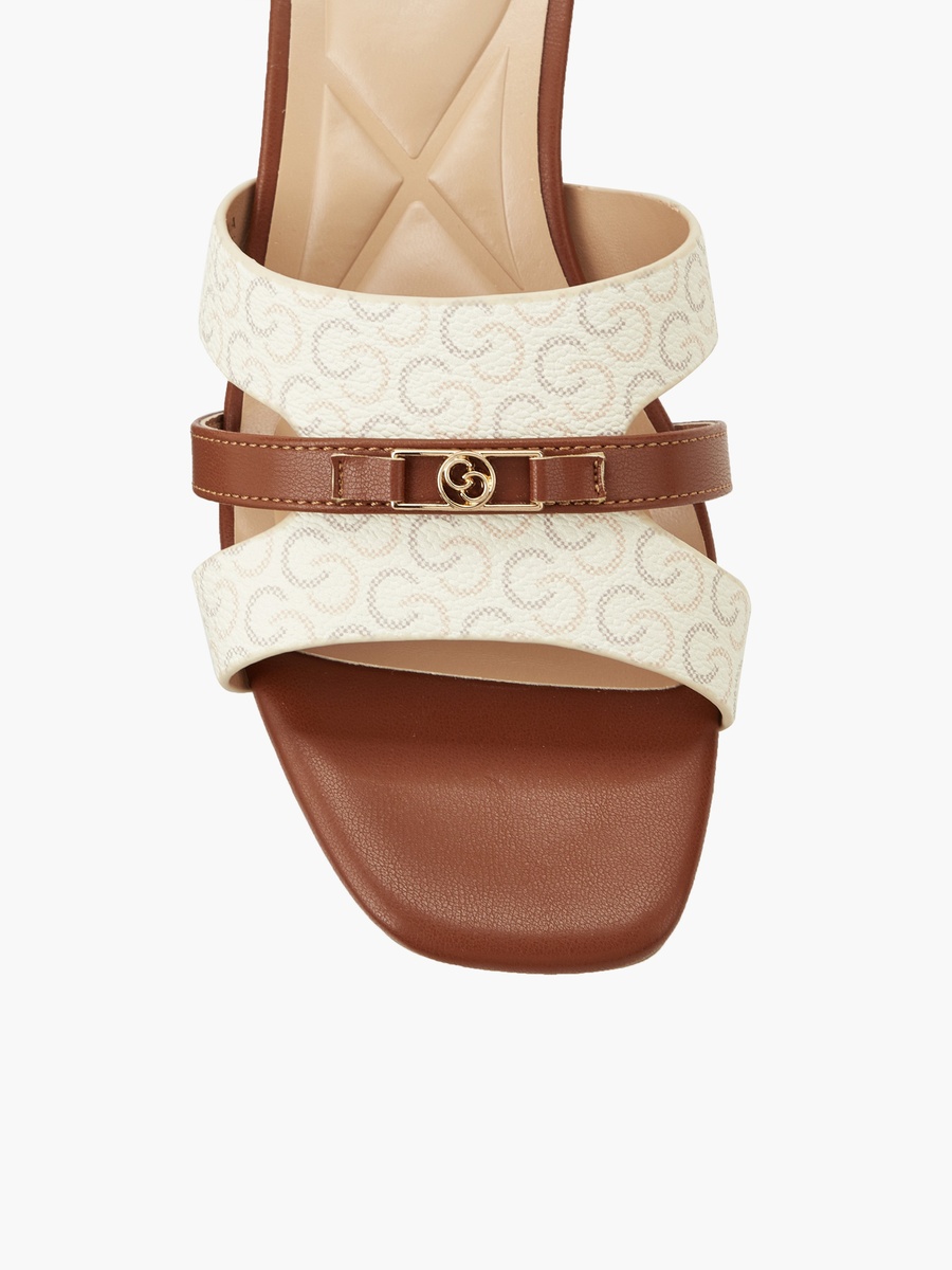 Women Printed Block Heel Sandals