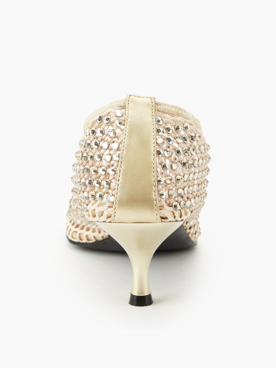 Women Embellished Kitten Heel Shoes