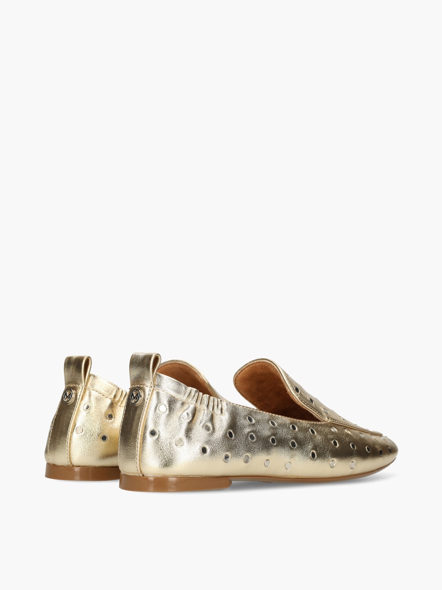 Women Rozy Lemon Perforated Loafers