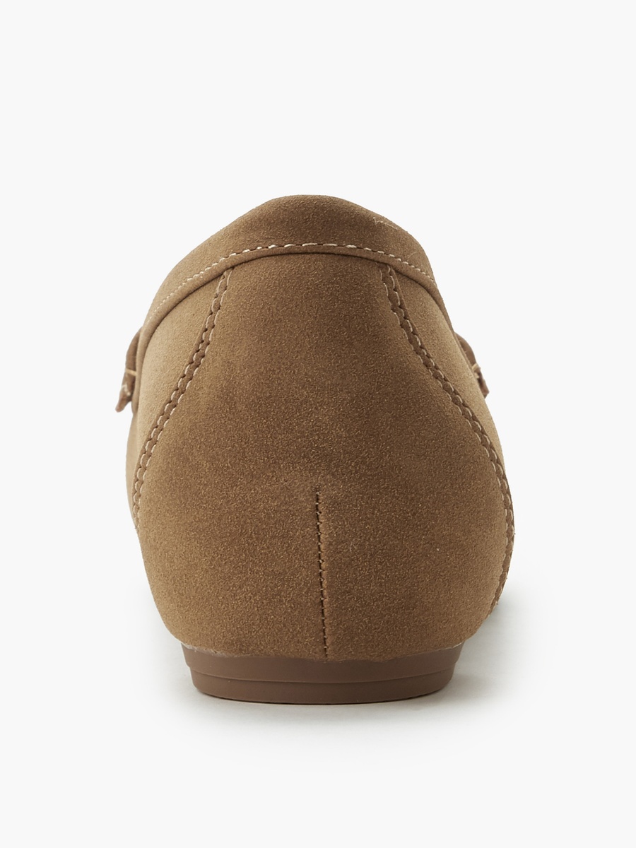 Women Suede Tassel Detail Loafers