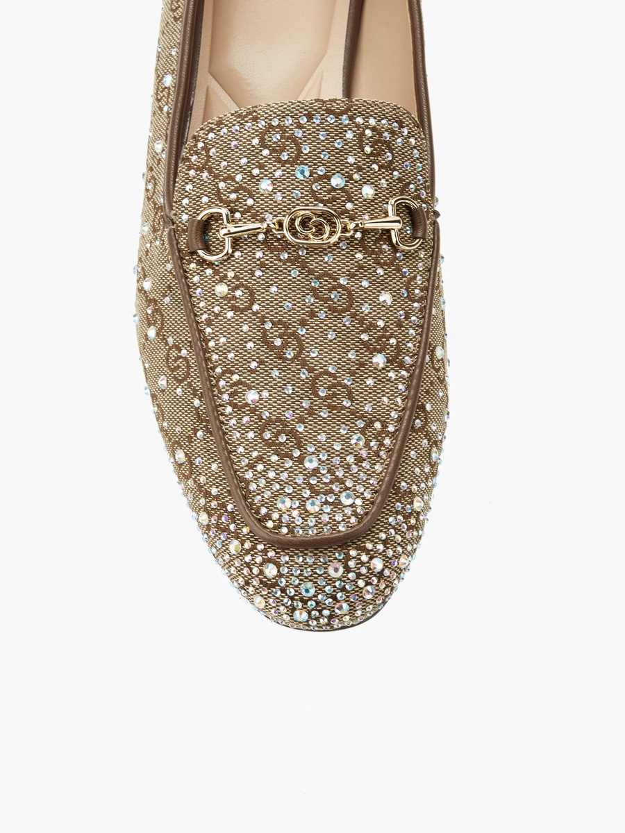 Women Diamante Embellished Loafers